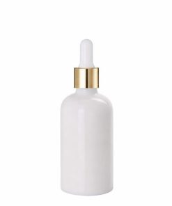 50ml Beyaz Dropper Cam Şişe